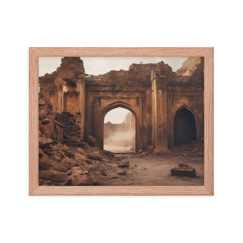 Ancient Ruins Pakistan Framed Poster - Oh Posters