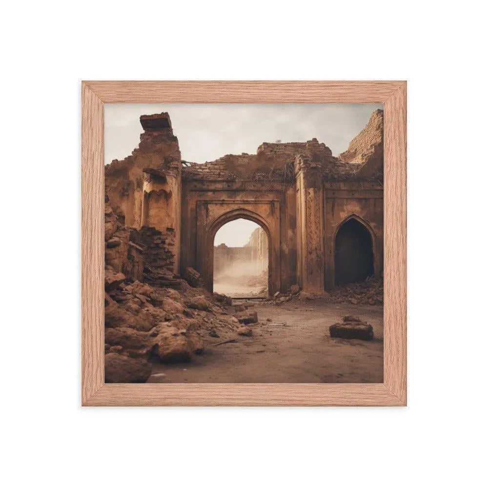 Ancient Ruins Pakistan Framed Poster - Oh Posters