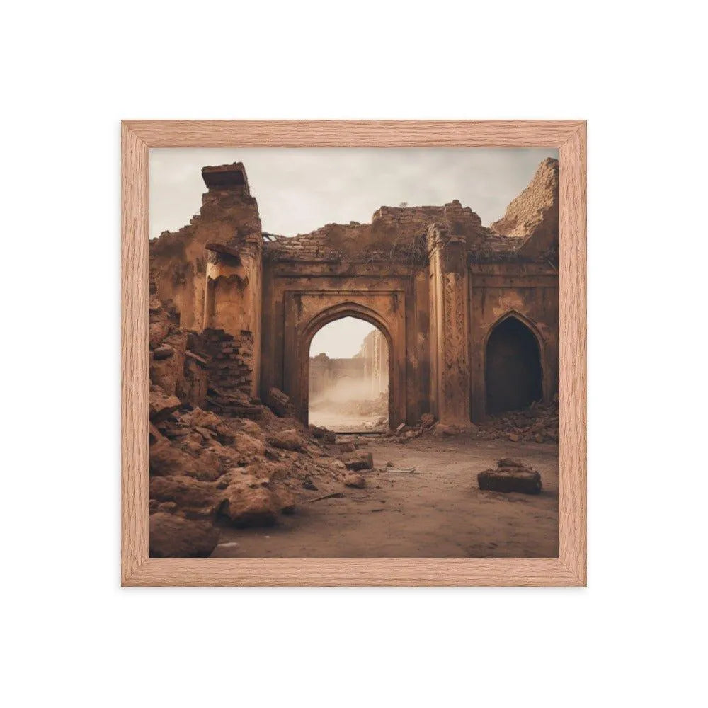 Ancient Ruins Pakistan Framed Poster - Oh Posters