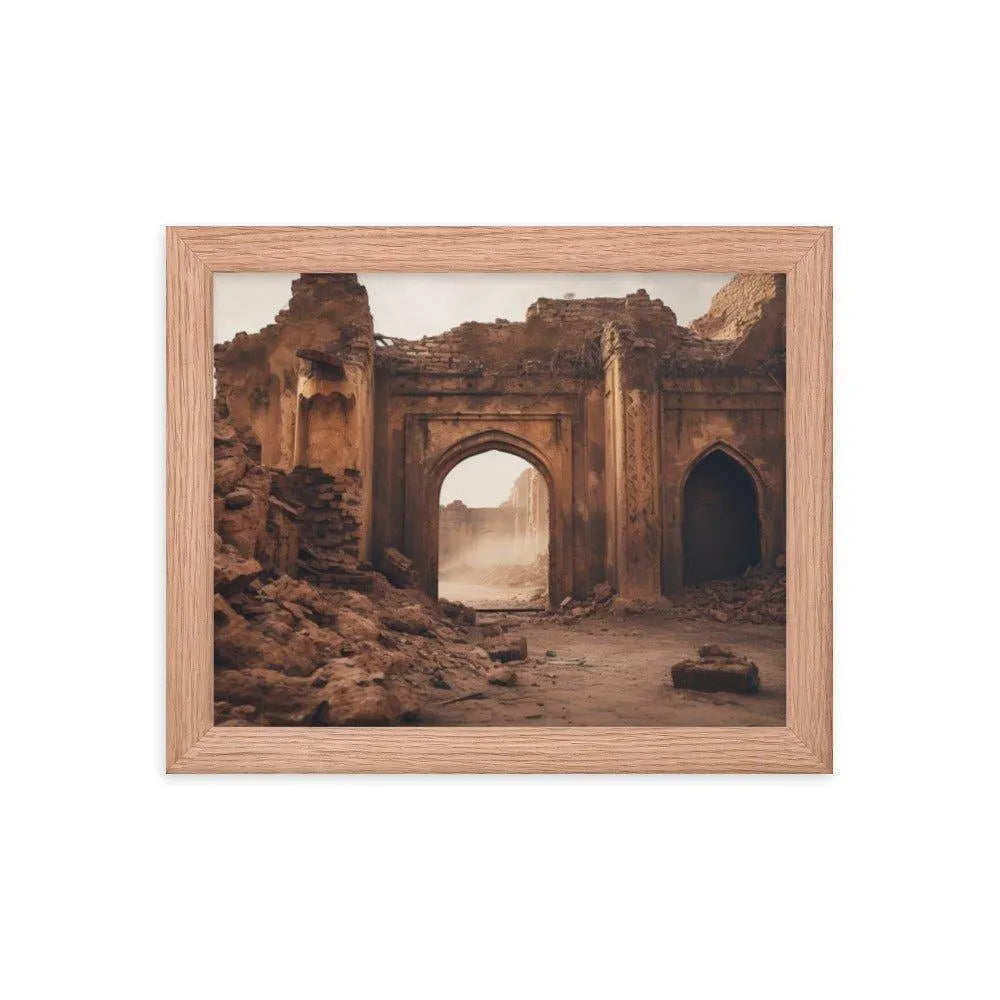 Ancient Ruins Pakistan Framed Poster - Oh Posters