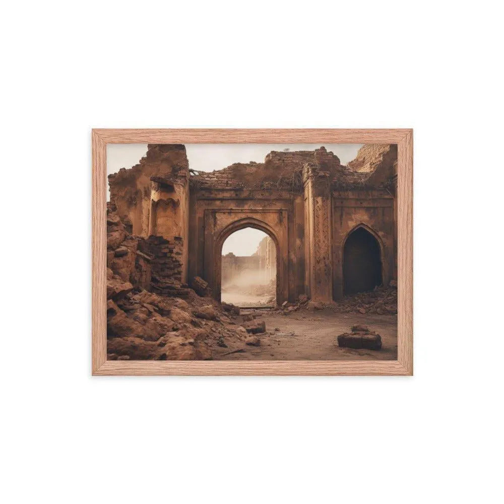 Ancient Ruins Pakistan Framed Poster - Oh Posters