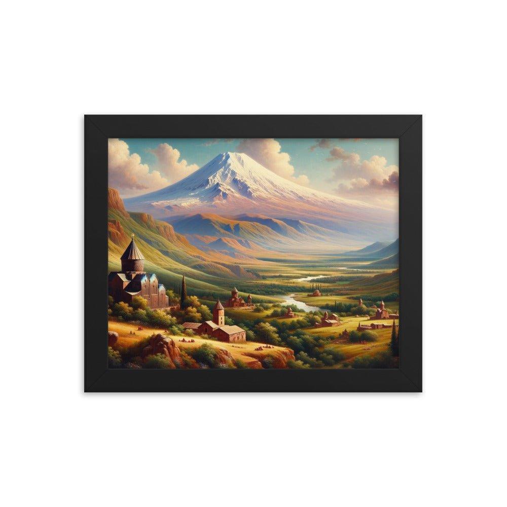 Armenia Mount Ararat Tranquil Landscape Framed Poster - Oh Posters