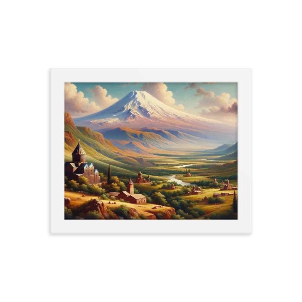 Armenia Mount Ararat Tranquil Landscape Framed Poster - Oh Posters