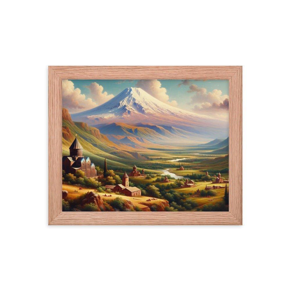 Armenia Mount Ararat Tranquil Landscape Framed Poster - Oh Posters