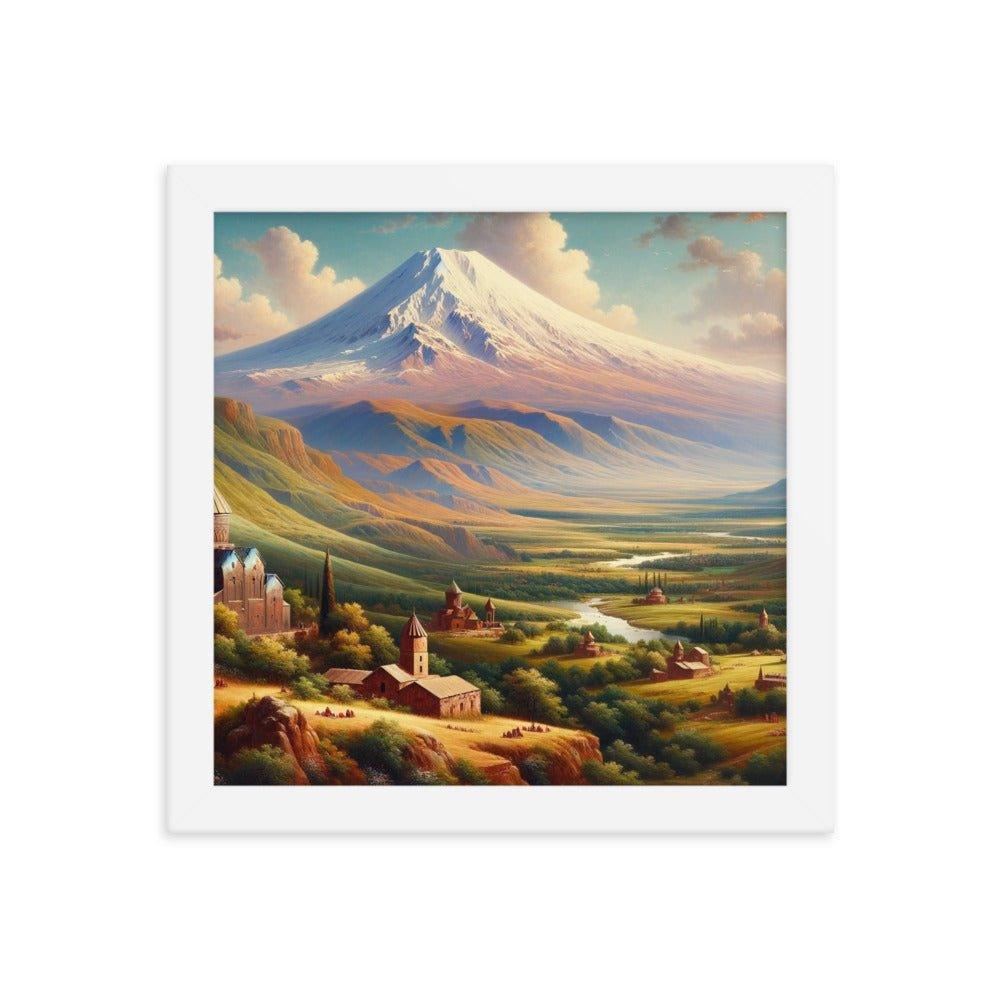 Armenia Mount Ararat Tranquil Landscape Framed Poster - Oh Posters