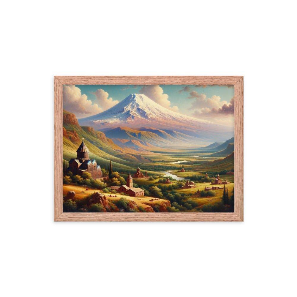 Armenia Mount Ararat Tranquil Landscape Framed Poster - Oh Posters