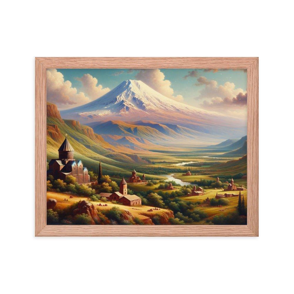 Armenia Mount Ararat Tranquil Landscape Framed Poster - Oh Posters