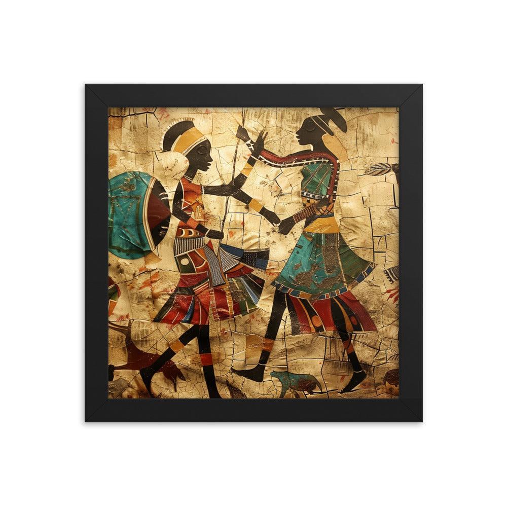 Kenya Traditional African Dance Art Framed Poster - Oh Posters