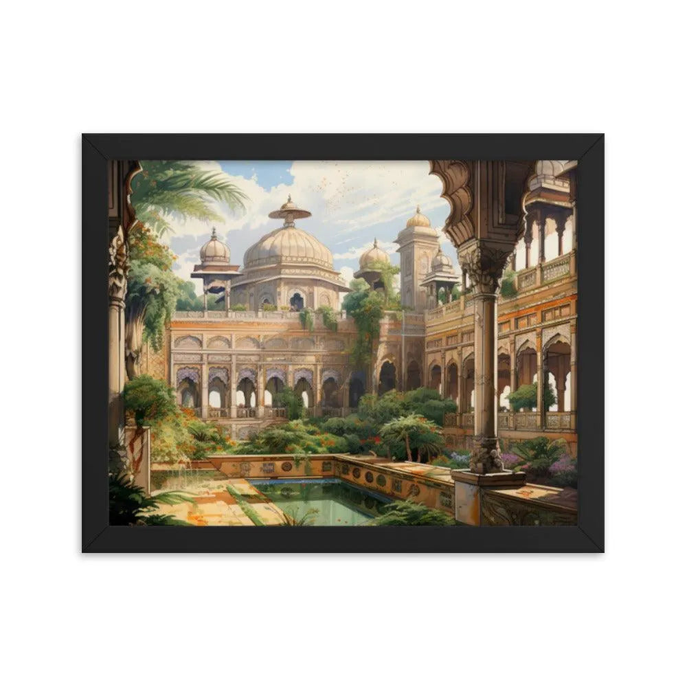 Indian Palace Painting Framed Poster - Oh Posters