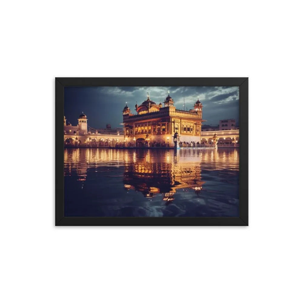 Golden Temple Indian Landmark Framed Poster - Oh Posters