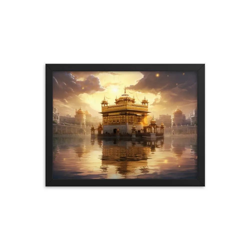 Golden Temple Indian Landmark Framed Poster - Oh Posters