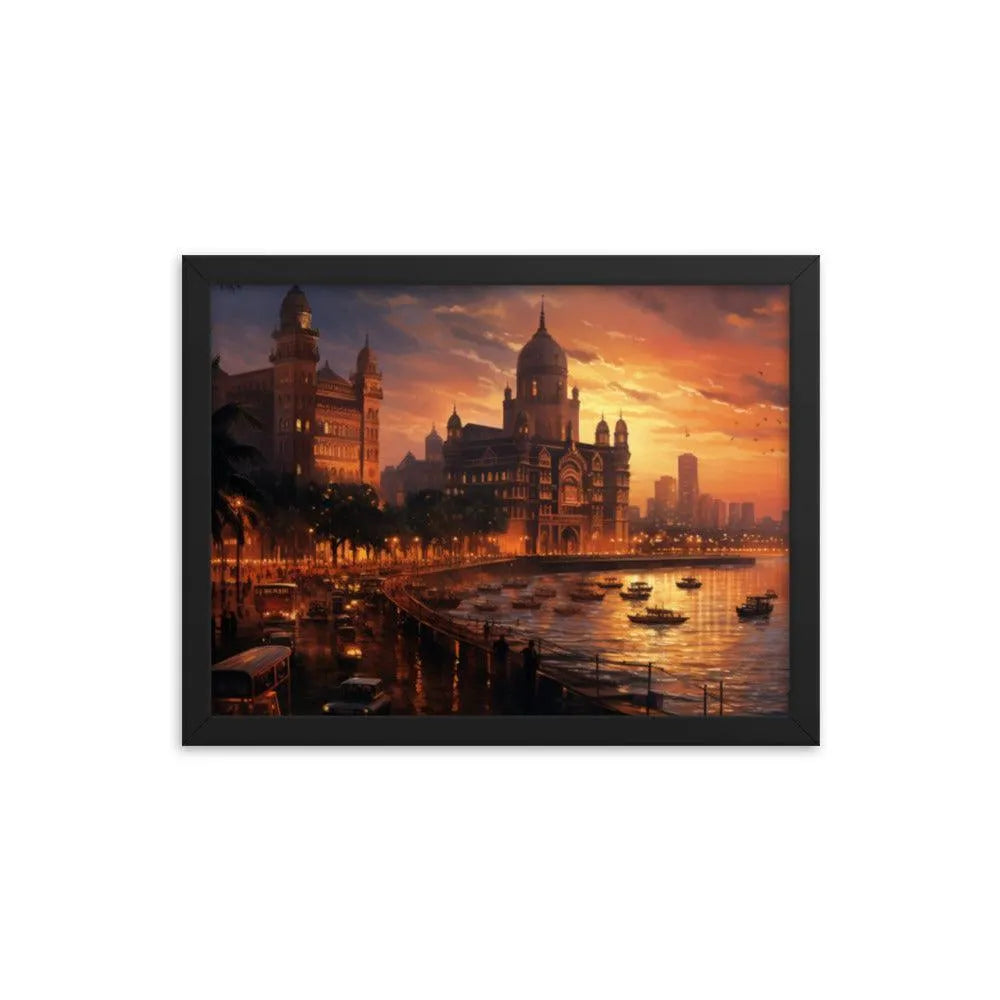 India Mumbai City Framed Poster - Oh Posters