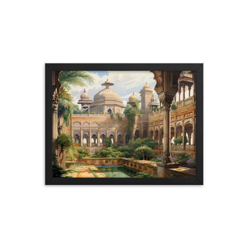 Indian Palace Painting Framed Poster - Oh Posters