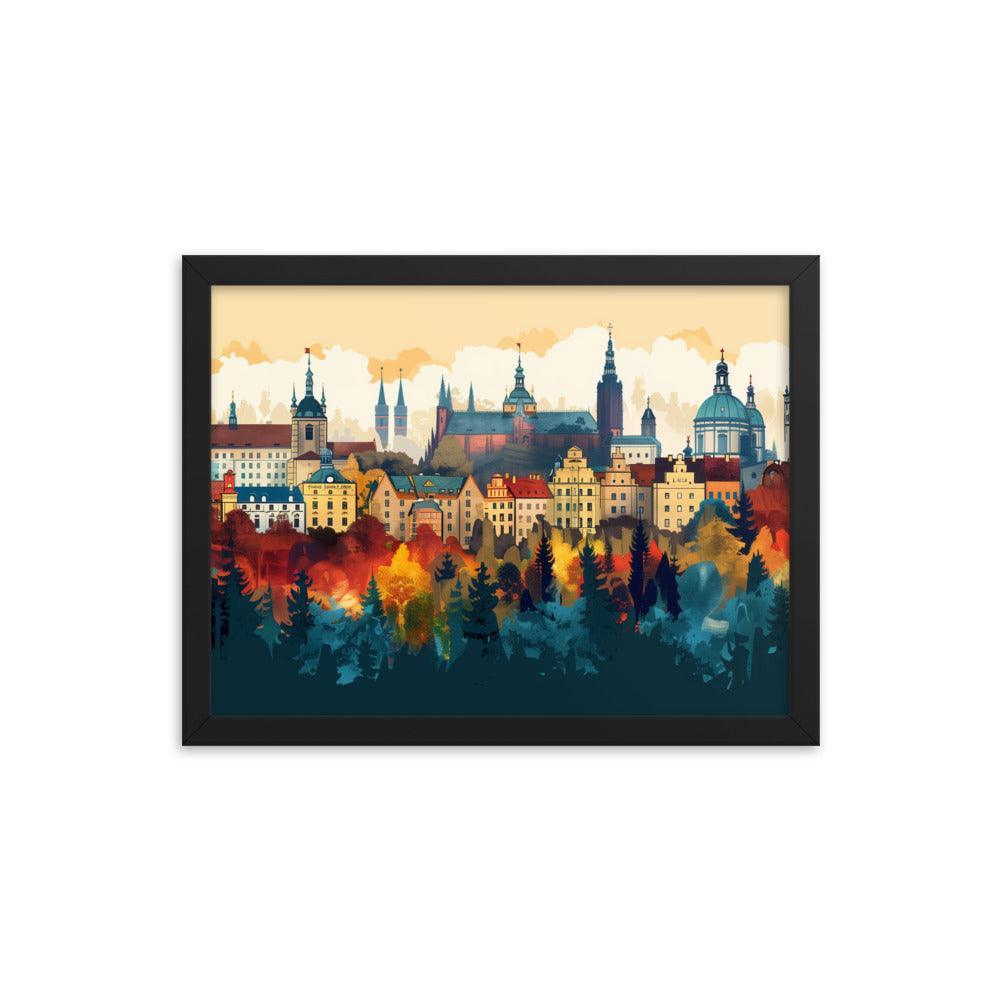 Poland Autumn Cityscape Framed Poster - Oh Posters