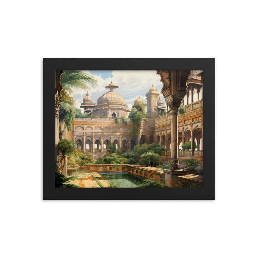 Indian Palace Painting Framed Poster - Oh Posters