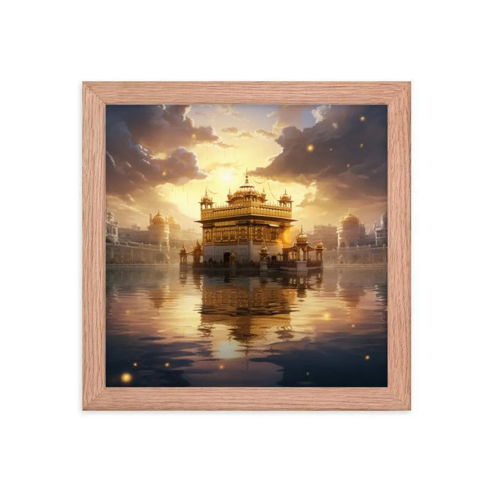 Golden Temple Indian Landmark Framed Poster - Oh Posters