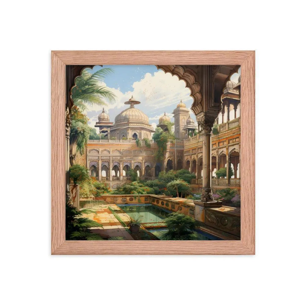 Indian Palace Painting Framed Poster - Oh Posters