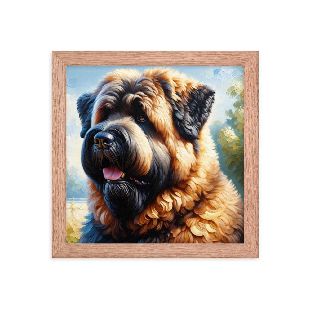 Bouvier des Flandres Loyal Companion Portrait Framed Poster - Oh Posters