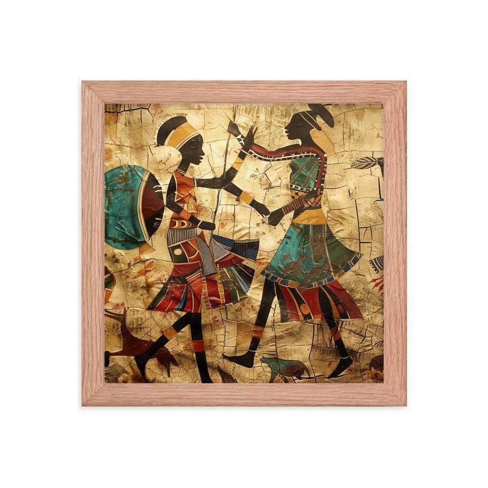 Kenya Traditional African Dance Art Framed Poster - Oh Posters