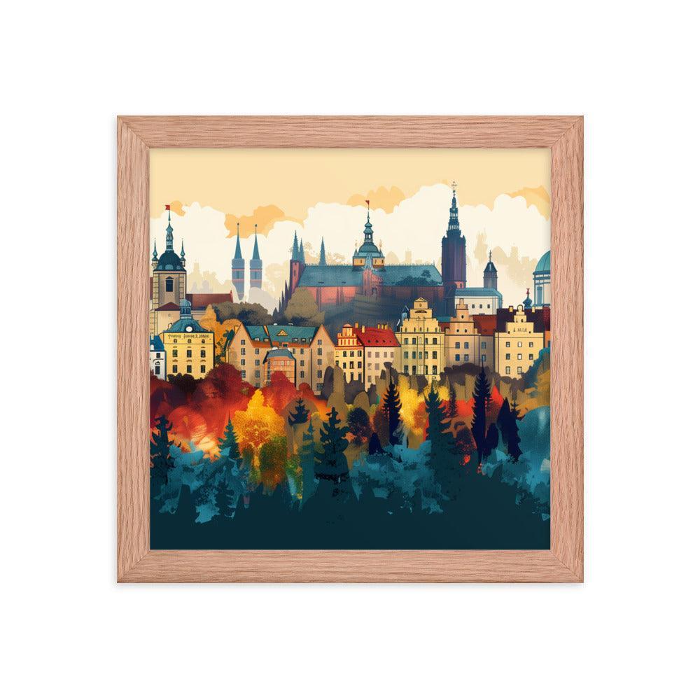 Poland Autumn Cityscape Framed Poster - Oh Posters