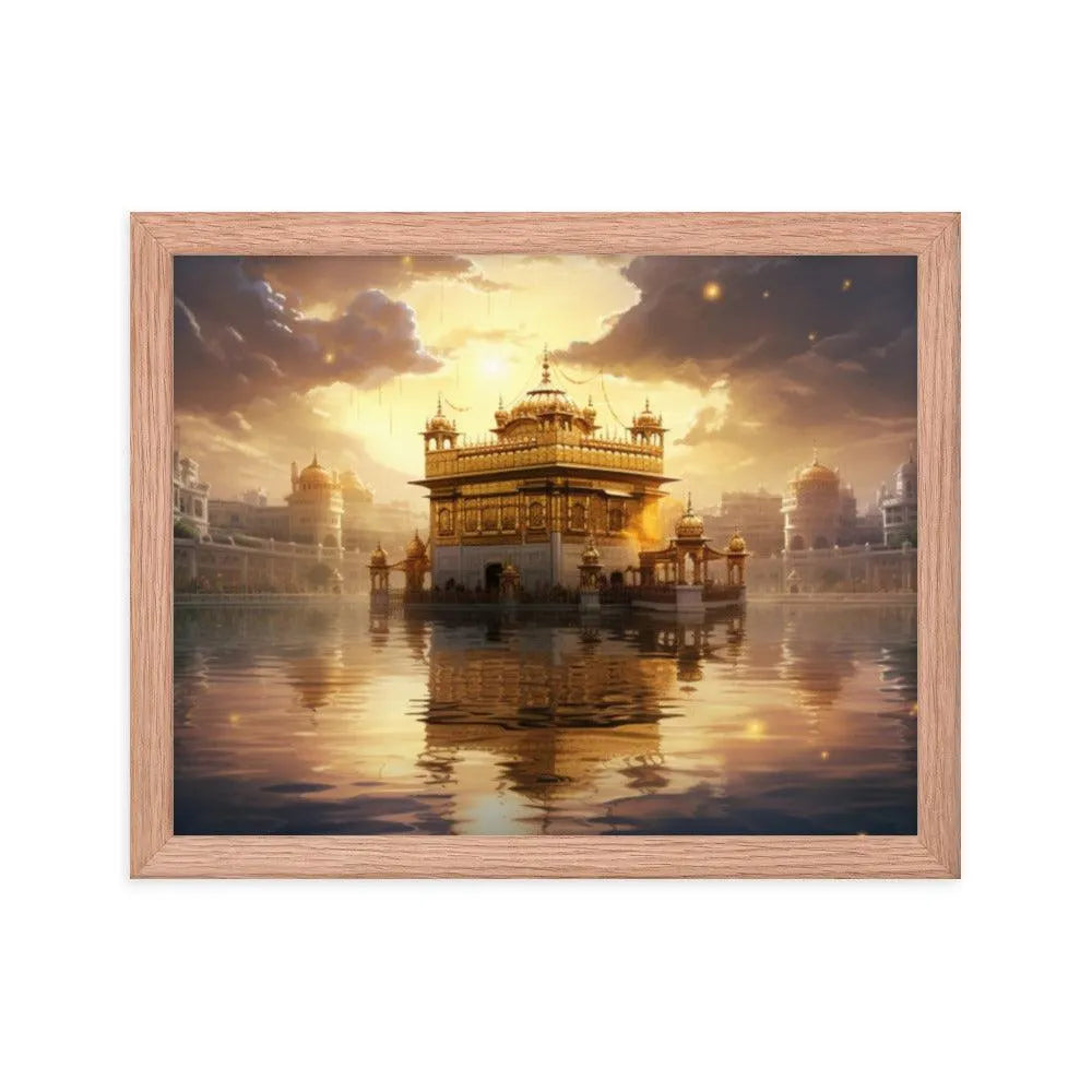 Golden Temple Indian Landmark Framed Poster - Oh Posters