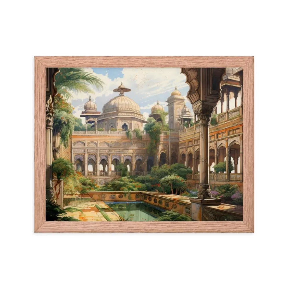 Indian Palace Painting Framed Poster - Oh Posters