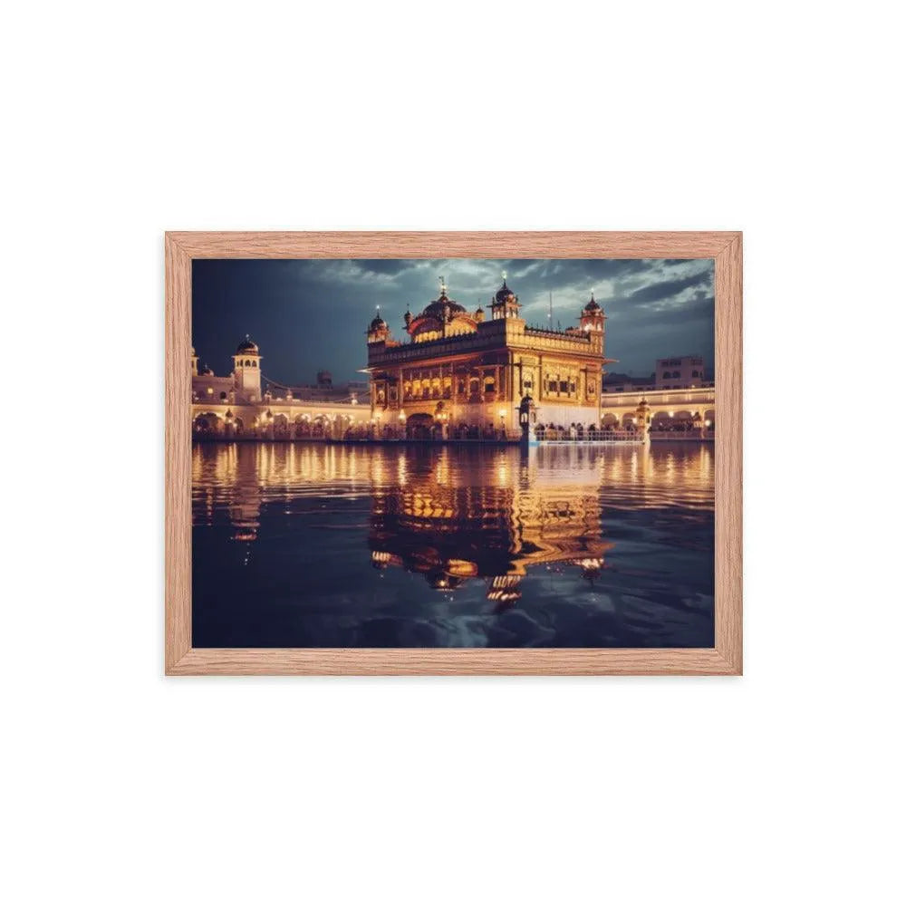 Golden Temple Indian Landmark Framed Poster - Oh Posters