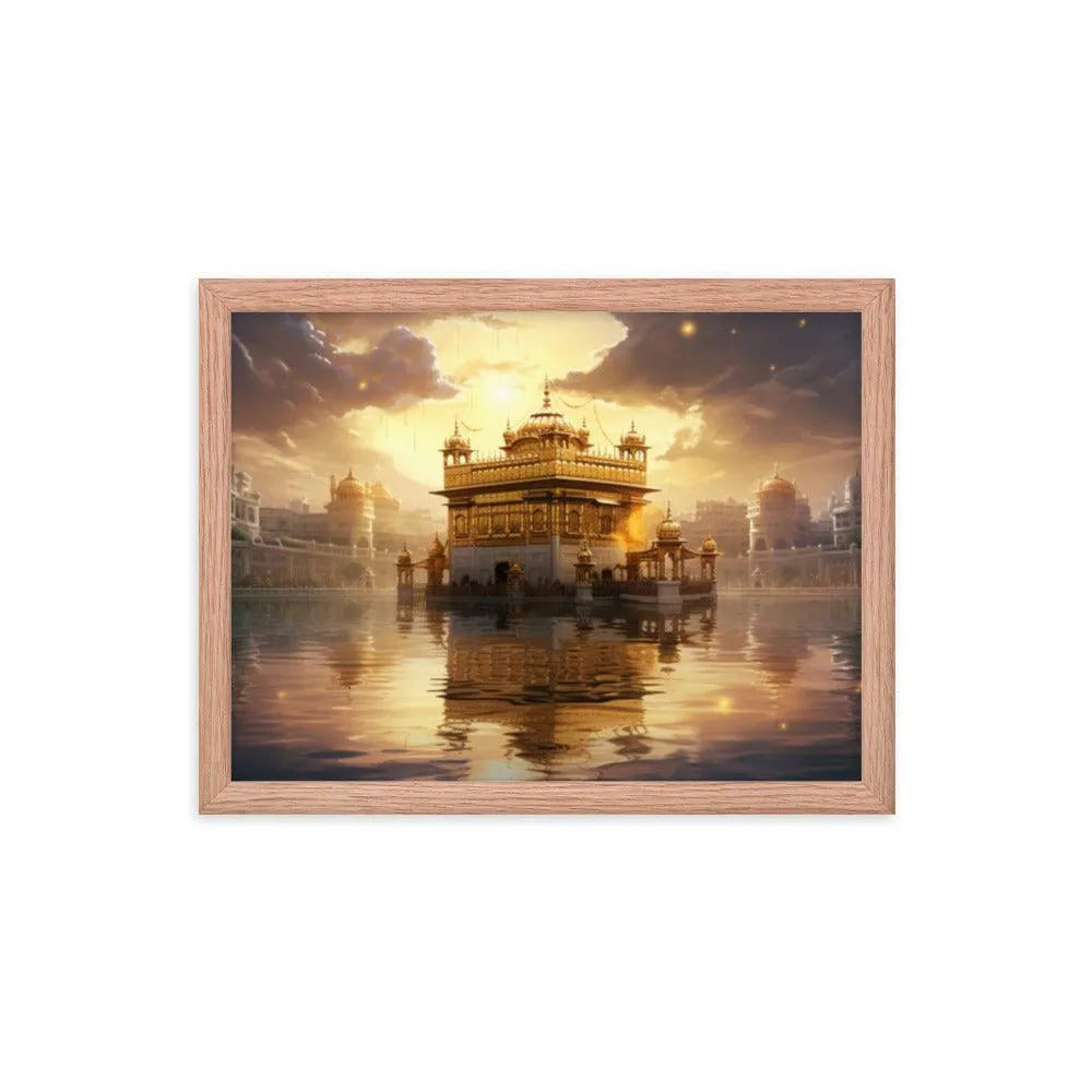 Golden Temple Indian Landmark Framed Poster - Oh Posters