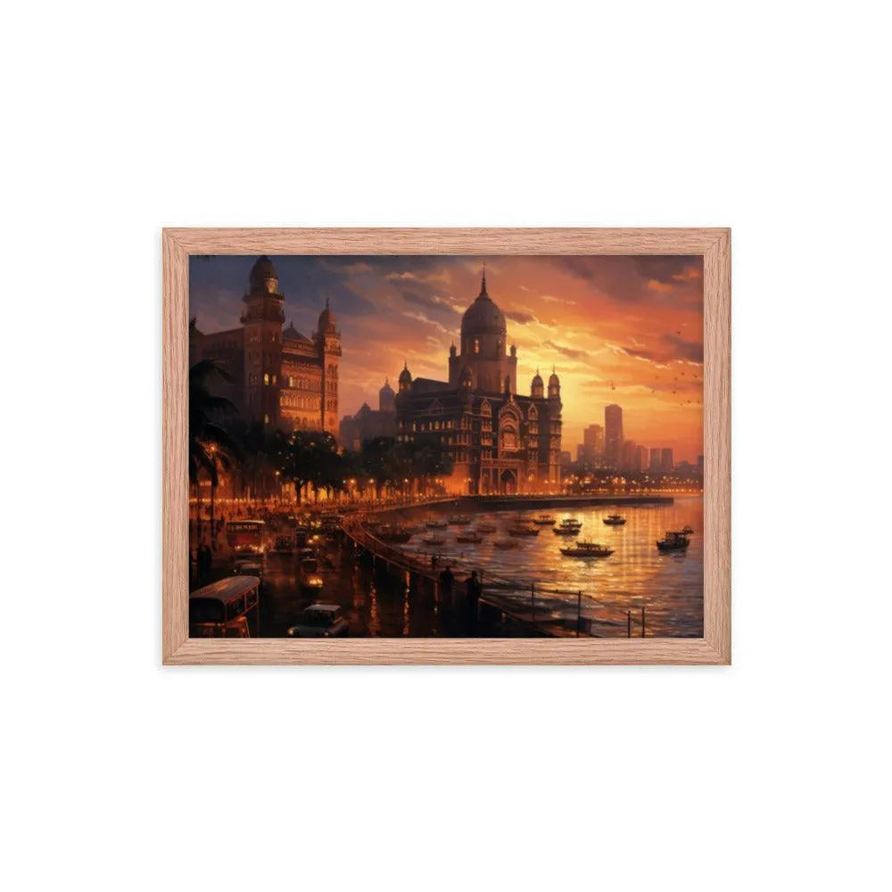 India Mumbai City Framed Poster - Oh Posters