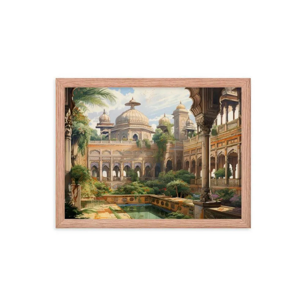 Indian Palace Painting Framed Poster - Oh Posters