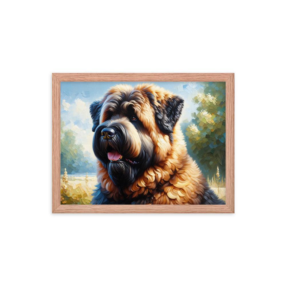 Bouvier des Flandres Loyal Companion Portrait Framed Poster - Oh Posters