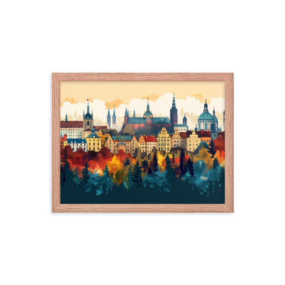 Poland Autumn Cityscape Framed Poster - Oh Posters