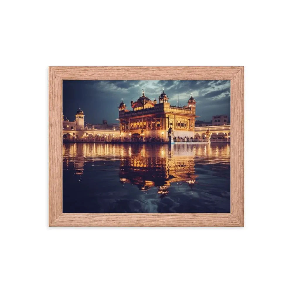 Golden Temple Indian Landmark Framed Poster - Oh Posters