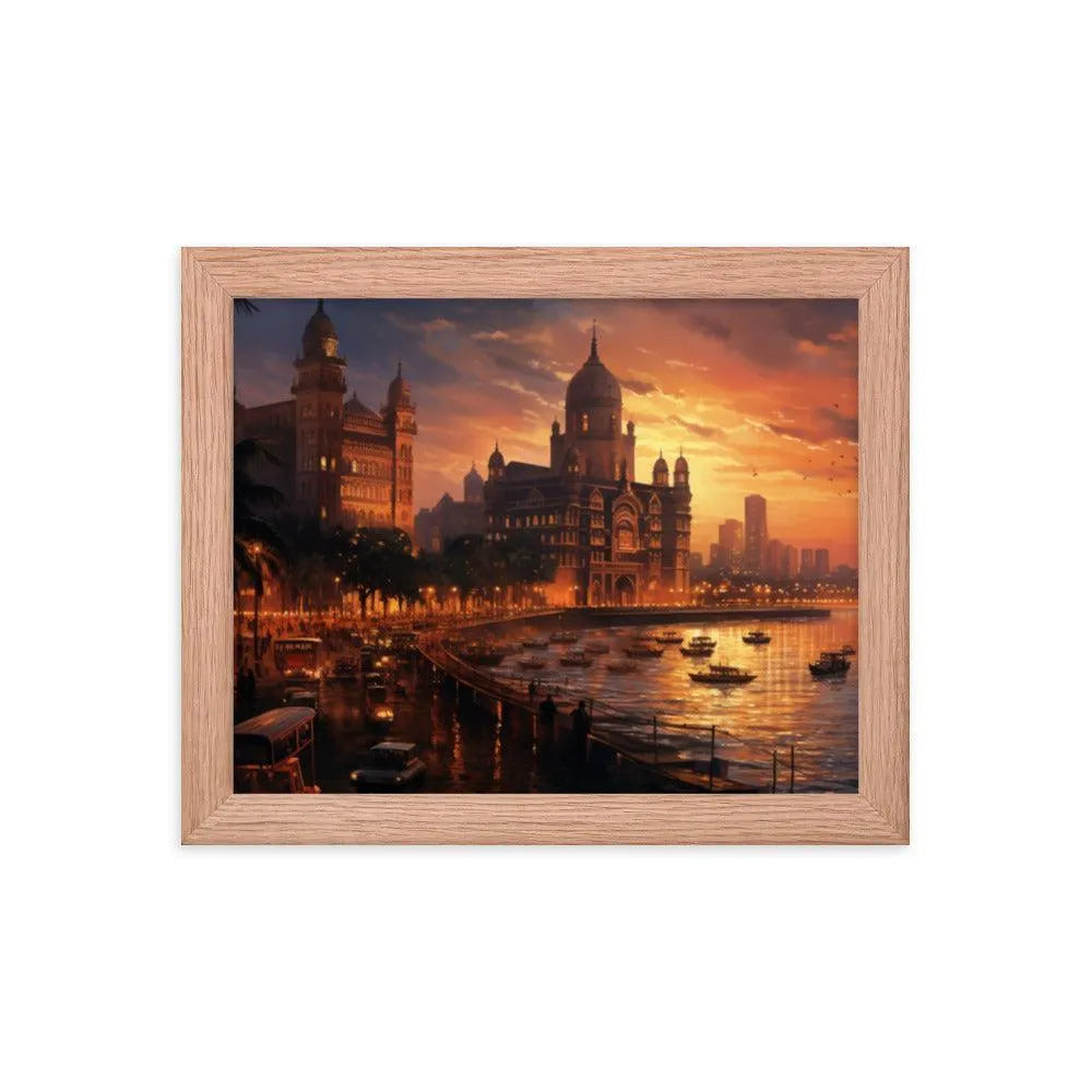 India Mumbai City Framed Poster - Oh Posters