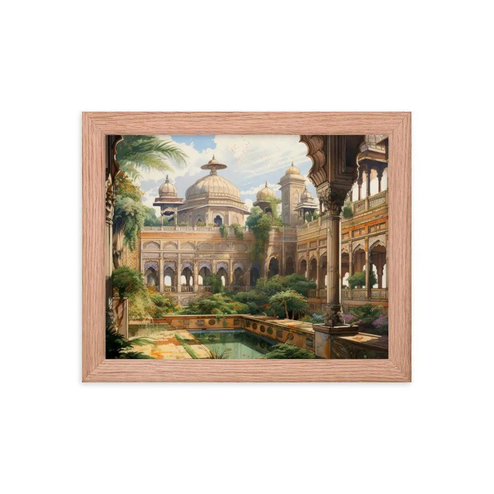 Indian Palace Painting Framed Poster - Oh Posters