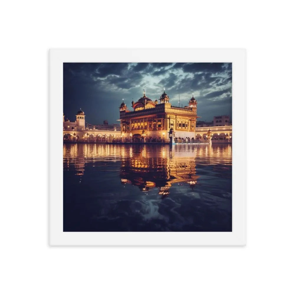 Golden Temple Indian Landmark Framed Poster - Oh Posters