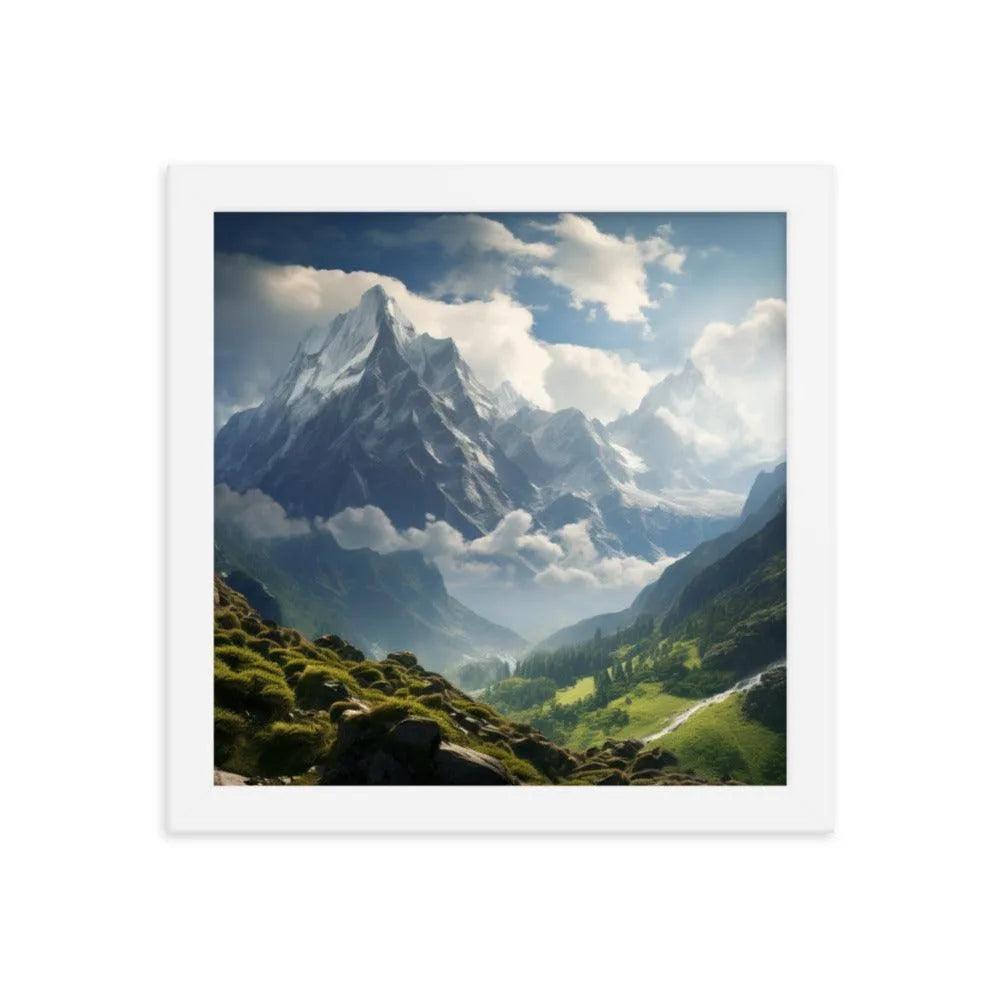 India Mountains Nature Framed Poster - Oh Posters