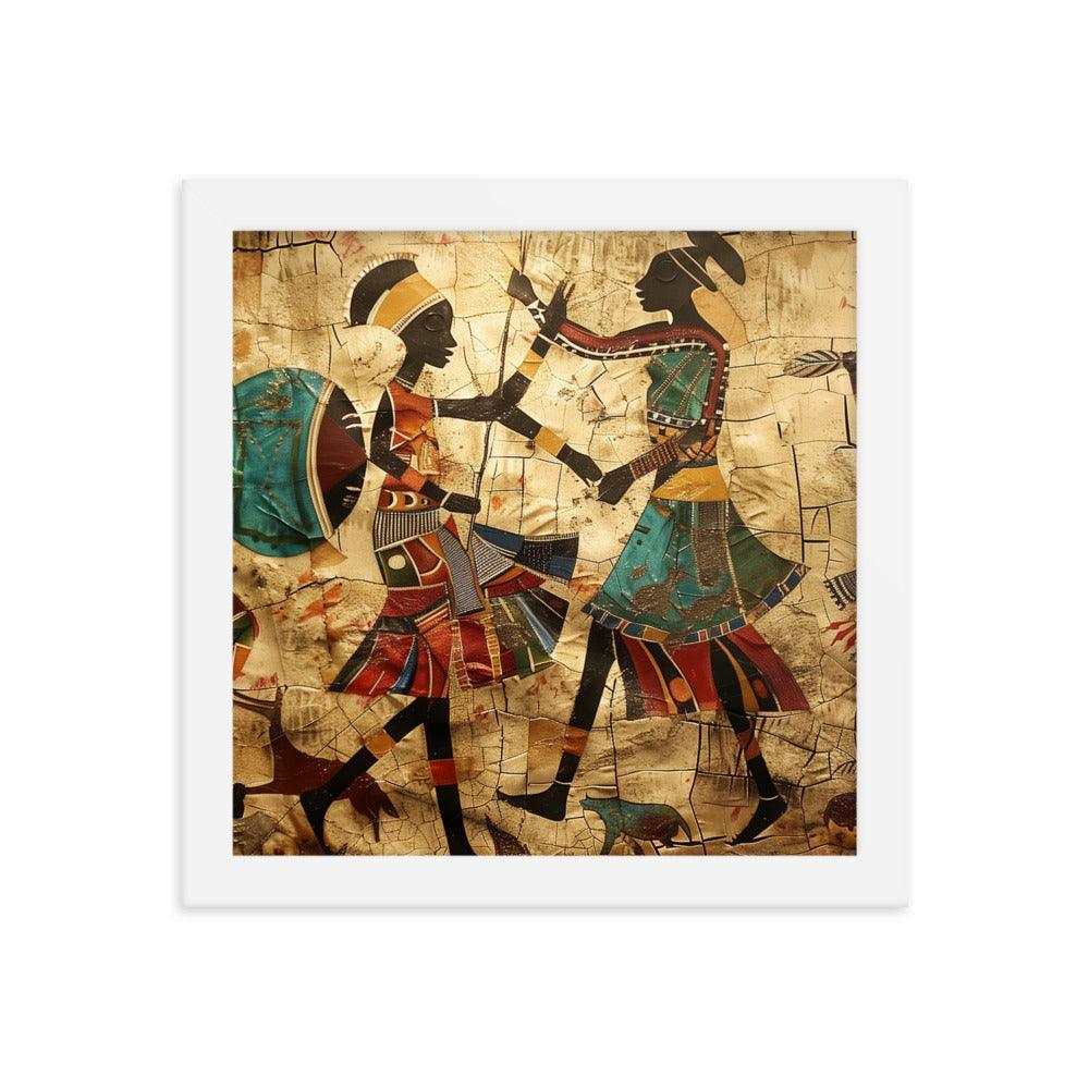 Kenya Traditional African Dance Art Framed Poster - Oh Posters