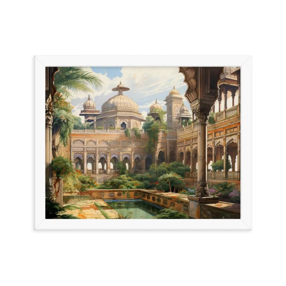 Indian Palace Painting Framed Poster - Oh Posters