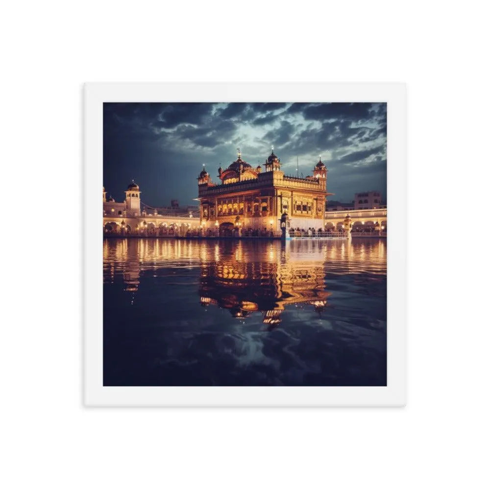 Golden Temple Indian Landmark Framed Poster - Oh Posters