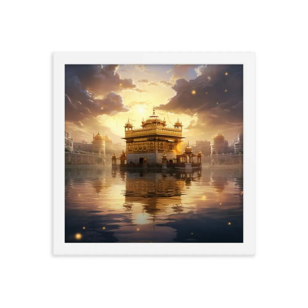 Golden Temple Indian Landmark Framed Poster - Oh Posters