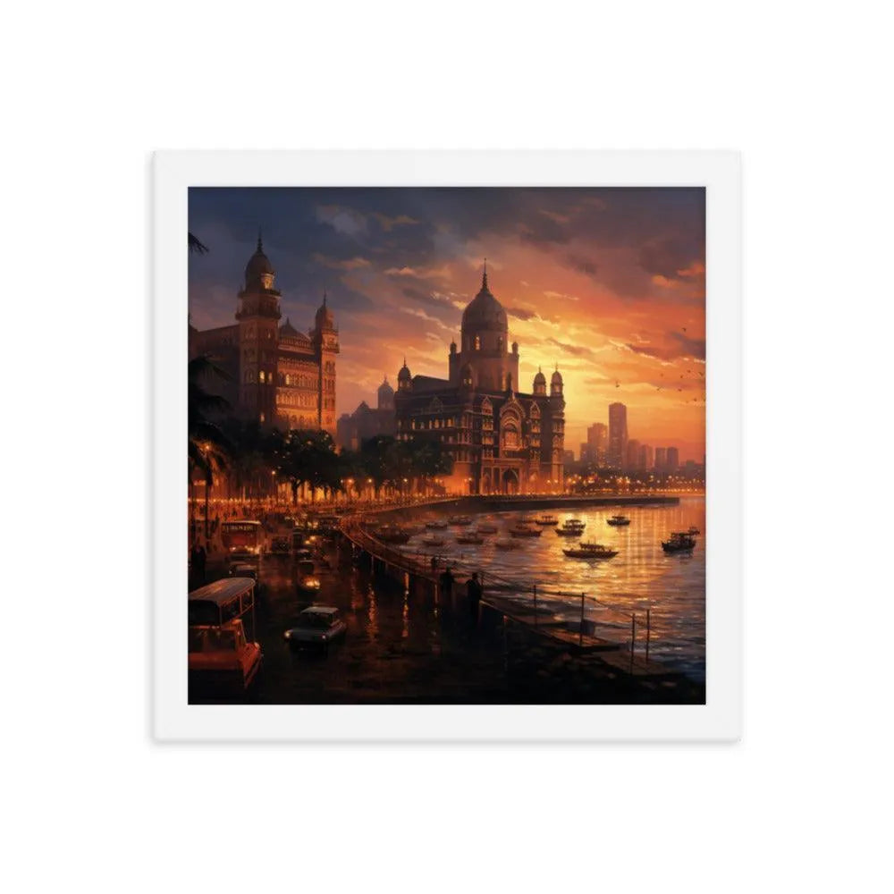 India Mumbai City Framed Poster - Oh Posters