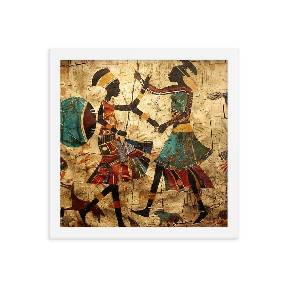 Kenya Traditional African Dance Art Framed Poster - Oh Posters