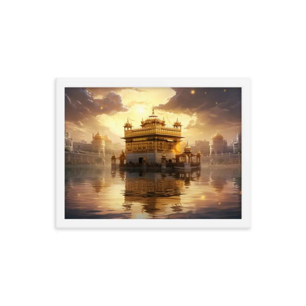 Golden Temple Indian Landmark Framed Poster - Oh Posters