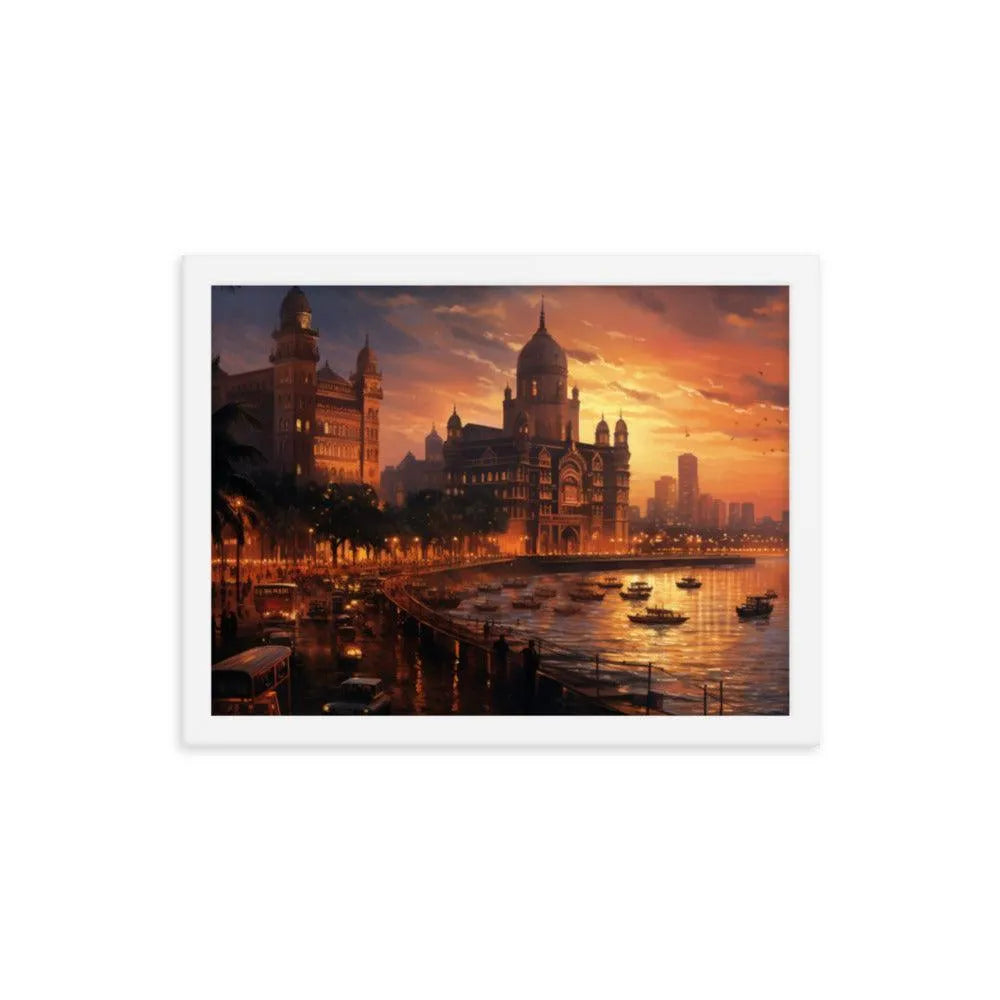 India Mumbai City Framed Poster - Oh Posters