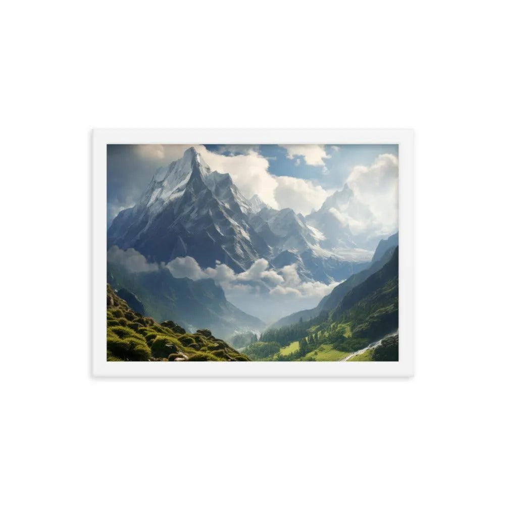 India Mountains Nature Framed Poster - Oh Posters