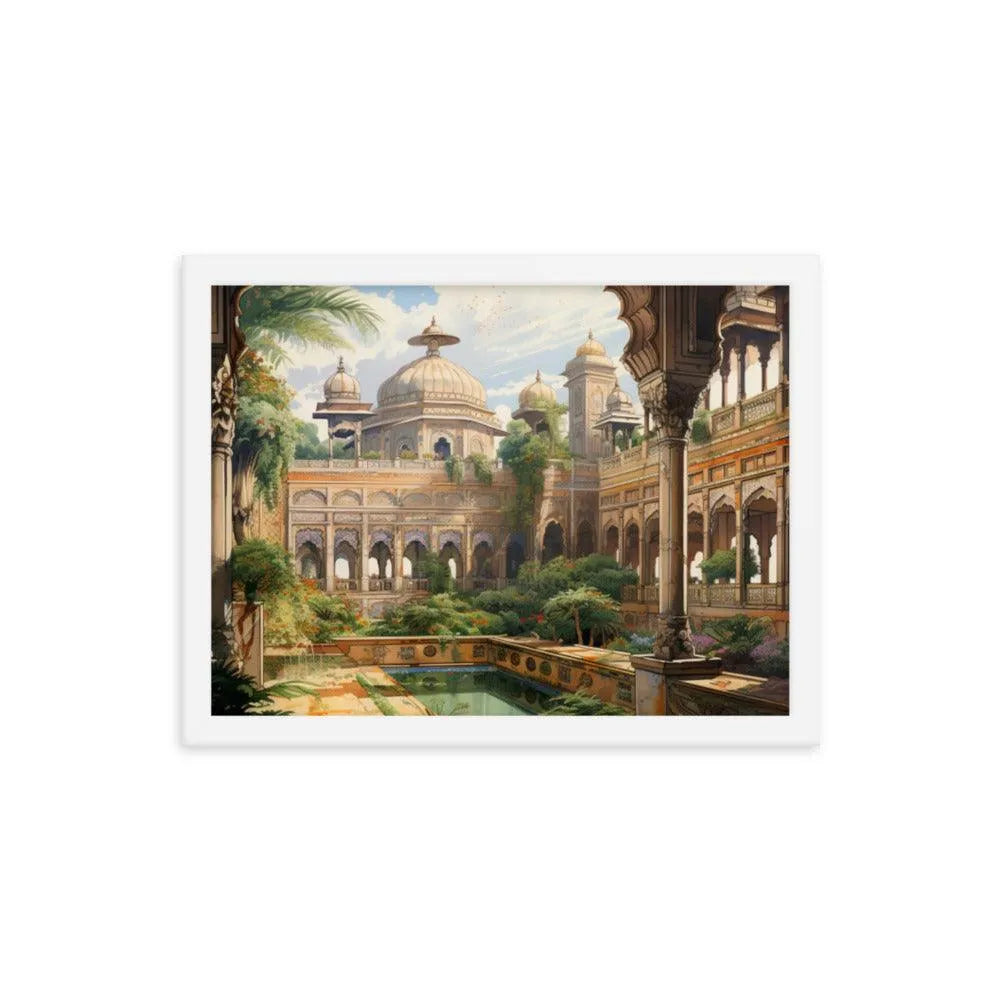 Indian Palace Painting Framed Poster - Oh Posters