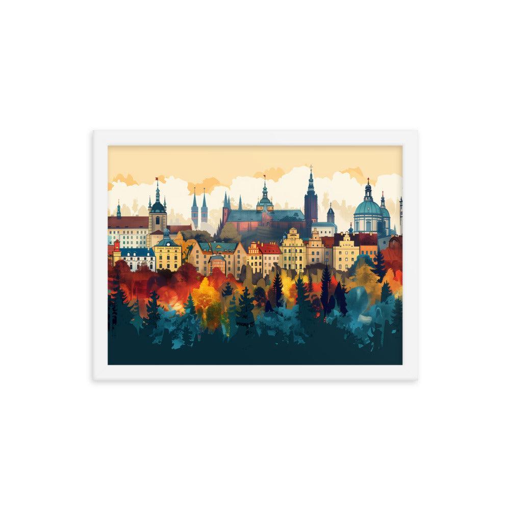 Poland Autumn Cityscape Framed Poster - Oh Posters