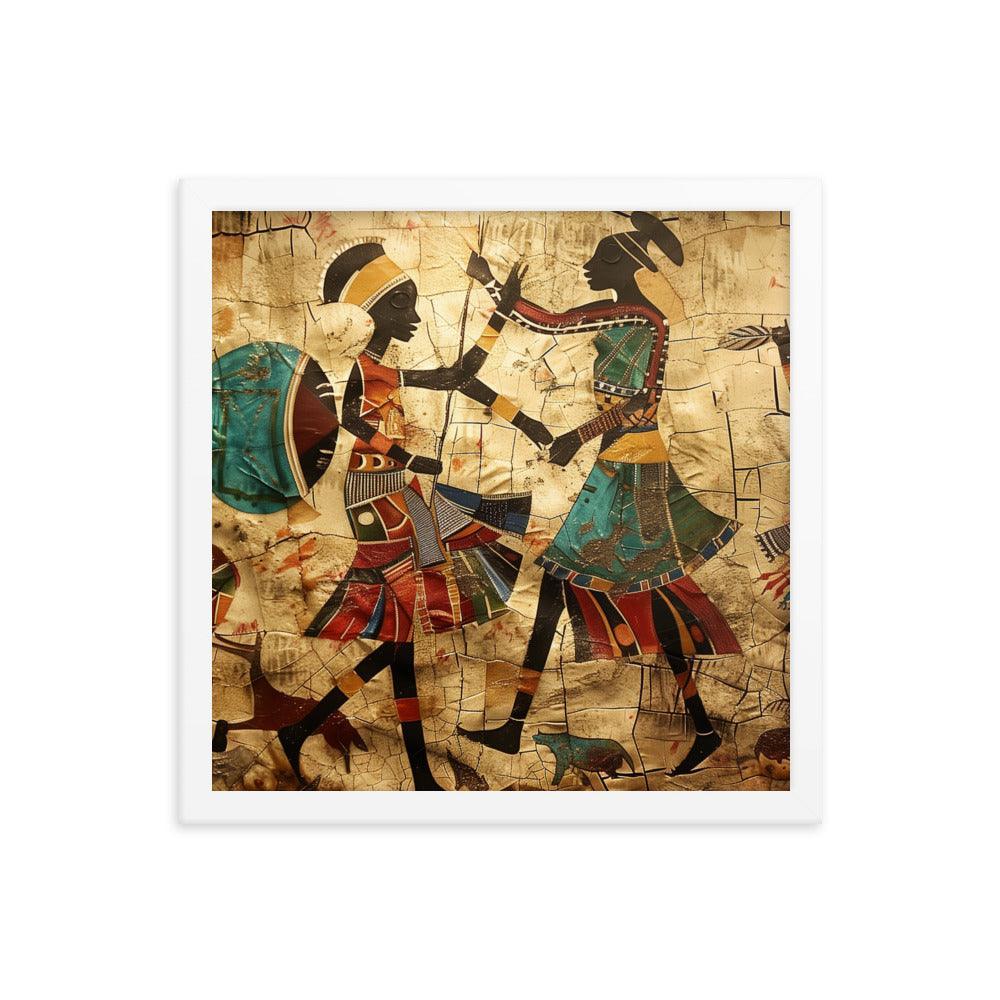 Kenya Traditional African Dance Art Framed Poster - Oh Posters