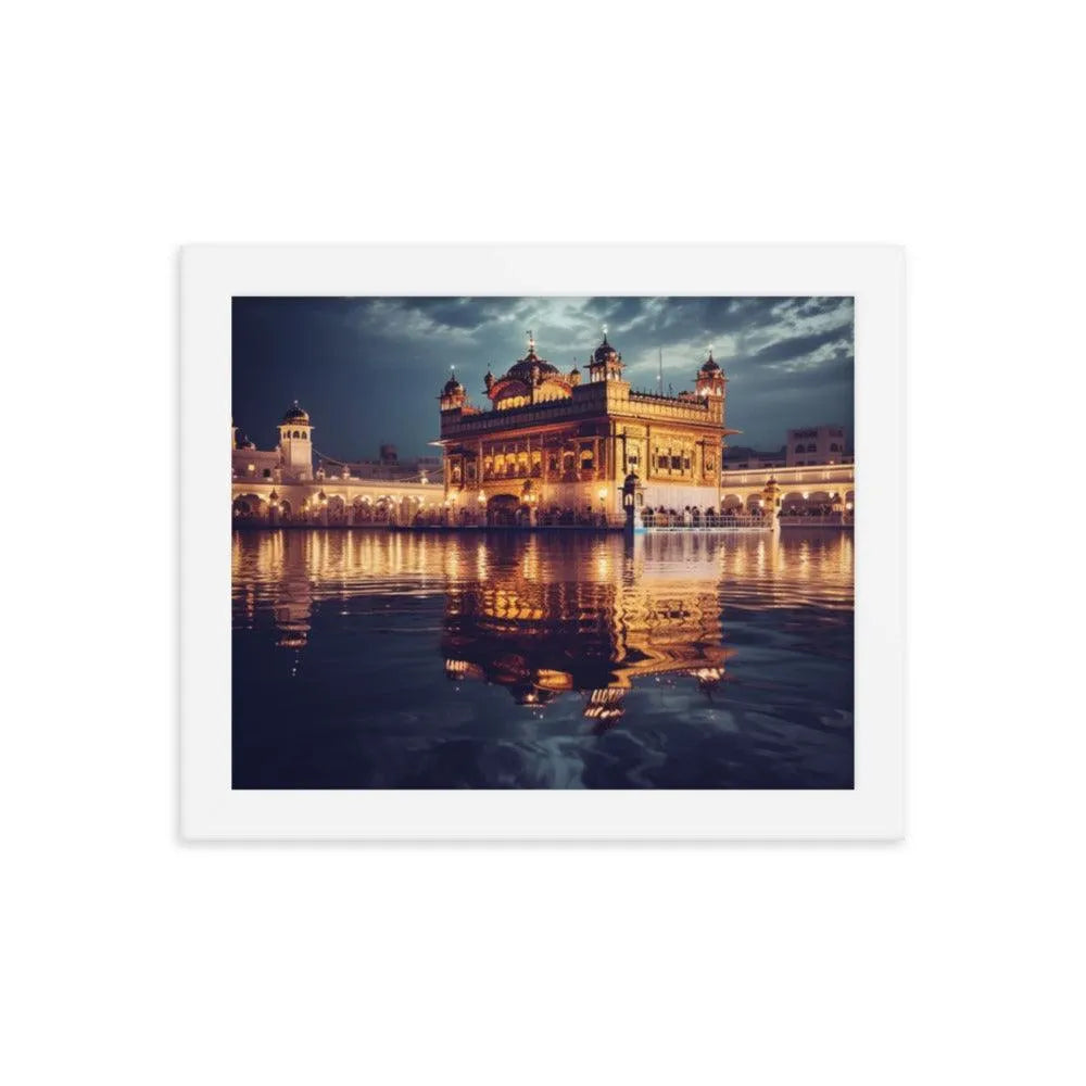 Golden Temple Indian Landmark Framed Poster - Oh Posters